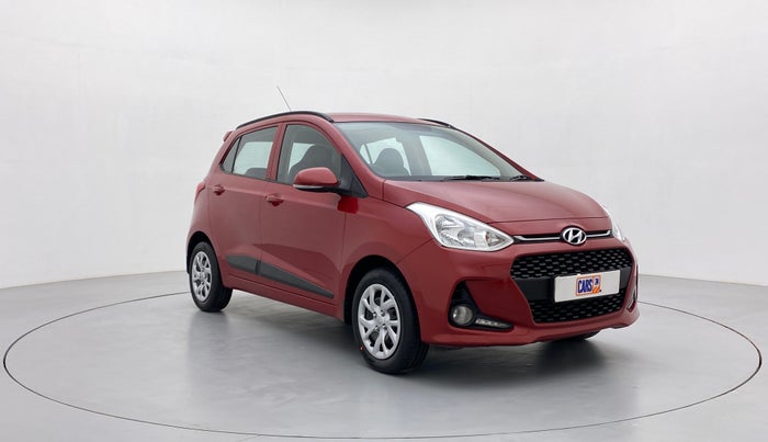 2019 Hyundai Grand i10 1.2 KAPPA SPORTZ (O), Petrol, Manual, 12,608 km, Right Front Diagonal