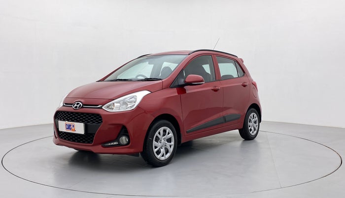2019 Hyundai Grand i10 1.2 KAPPA SPORTZ (O), Petrol, Manual, 12,608 km, Left Front Diagonal