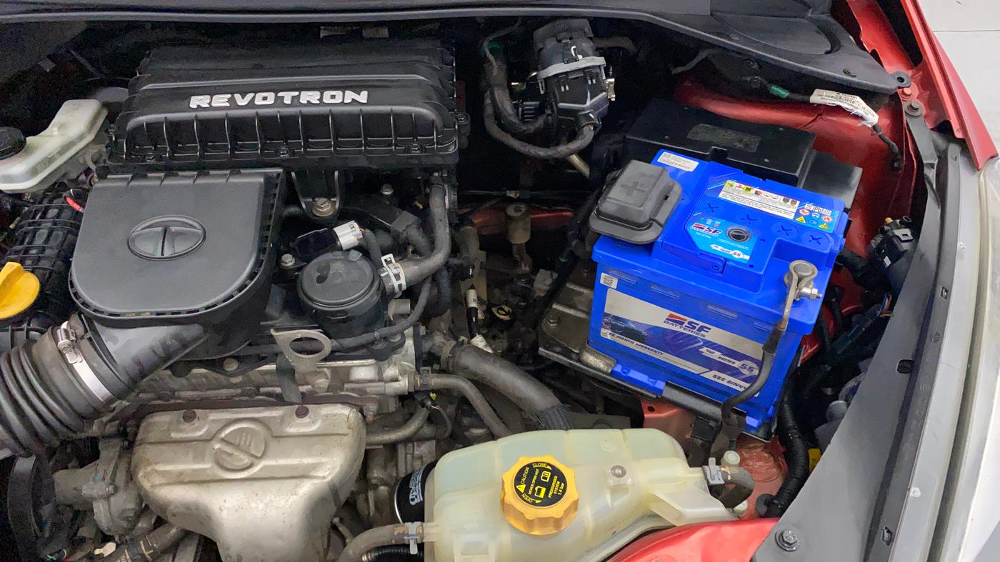 2017 Tata TIGOR XZ (O) PETROL, Petrol, Manual, 50,527 km, Engine View - Left