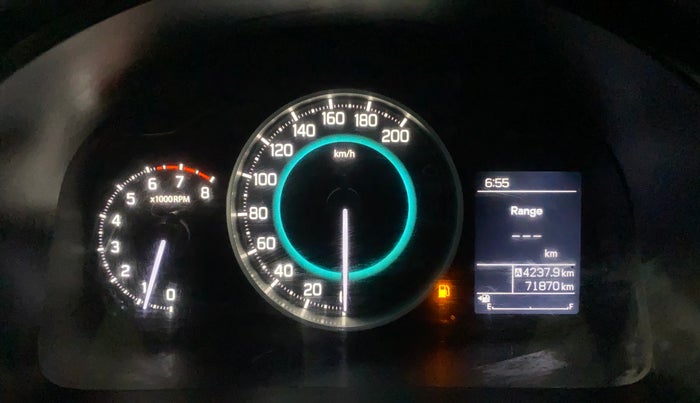 2017 Maruti IGNIS DELTA 1.2, Petrol, Manual, 71,862 km, Odometer Image