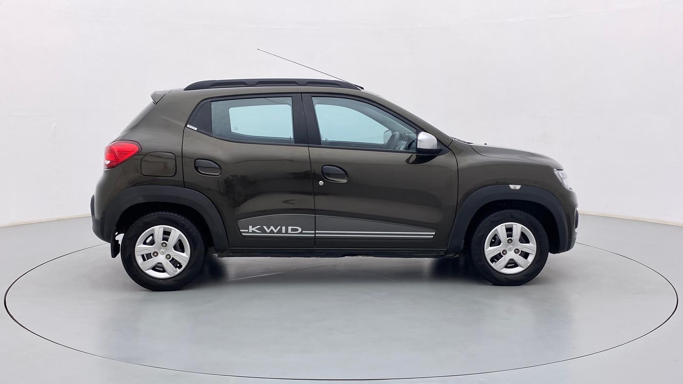 2019 Renault Kwid RXT 1.0 AMT (O), CNG, Automatic, 38,635 km, Right Side View