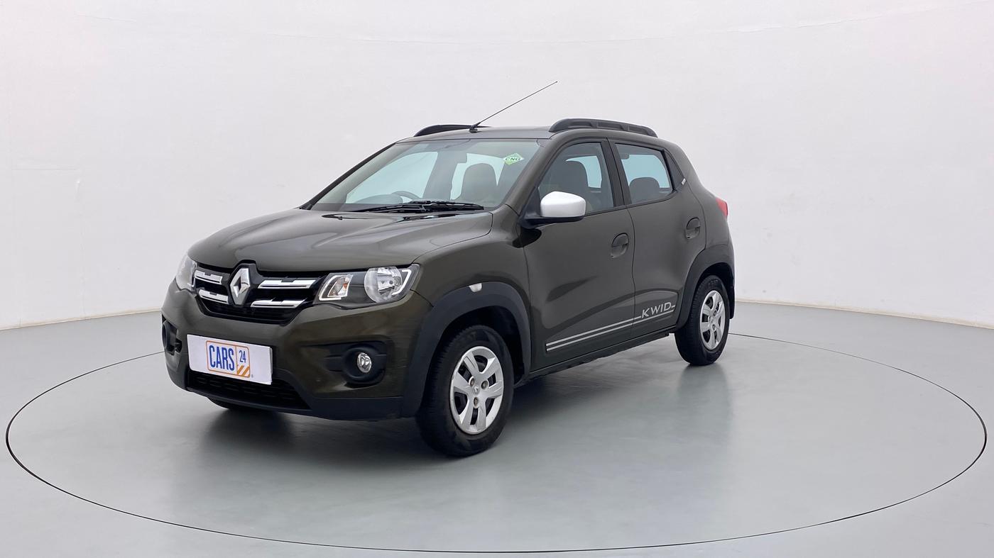 2019 Renault Kwid RXT 1.0 AMT (O), CNG, Automatic, 38,635 km, Left Front Diagonal