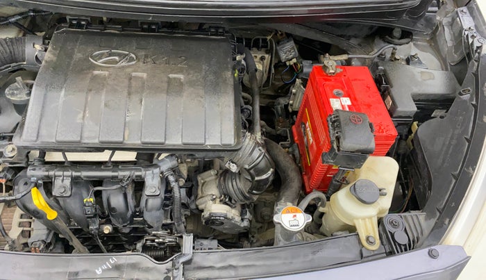 2014 Hyundai Grand i10 ASTA (O) 1.2 KAPPA VTVT, Petrol, Manual, 87,427 km, Engine View - Left