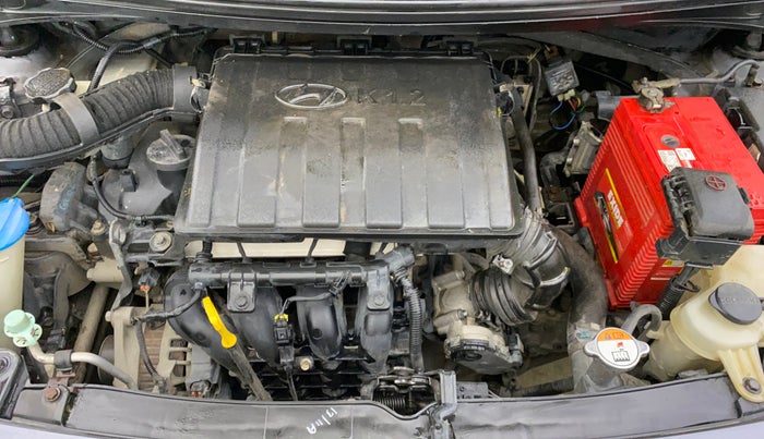 2014 Hyundai Grand i10 ASTA (O) 1.2 KAPPA VTVT, Petrol, Manual, 87,427 km, Engine View