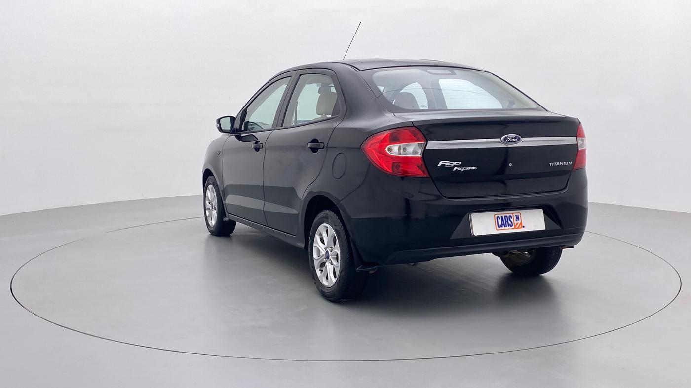 2017 Ford Figo Aspire 1.2 TITANIUM PETROL, Petrol, Manual, 33,359 km, Left Back Diagonal (45- Degree) View