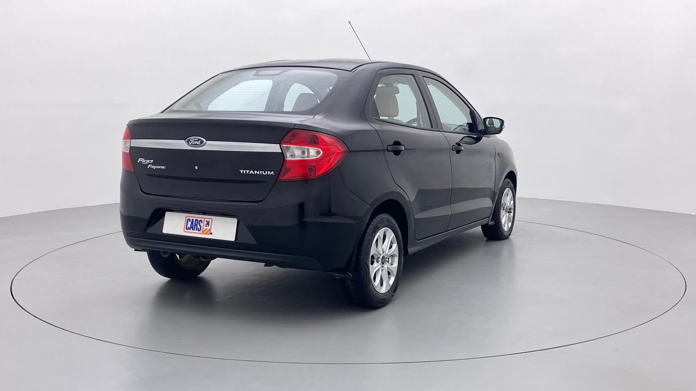 2017 Ford Figo Aspire 1.2 TITANIUM PETROL, Petrol, Manual, 33,359 km, Right Back Diagonal (45- Degree) View