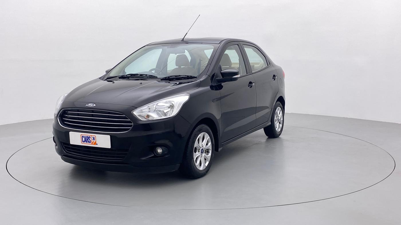 2017 Ford Figo Aspire 1.2 TITANIUM PETROL, Petrol, Manual, 33,359 km, Left Front Diagonal (45- Degree) View