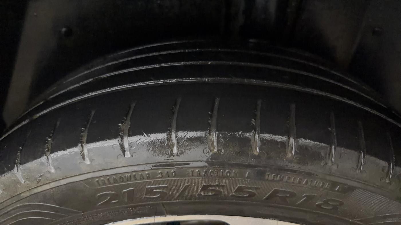 2022 MG HECTOR SHARP 1.5 PETROL CVT, Petrol, Automatic, 55,927 km, Left Rear Tyre Tread
