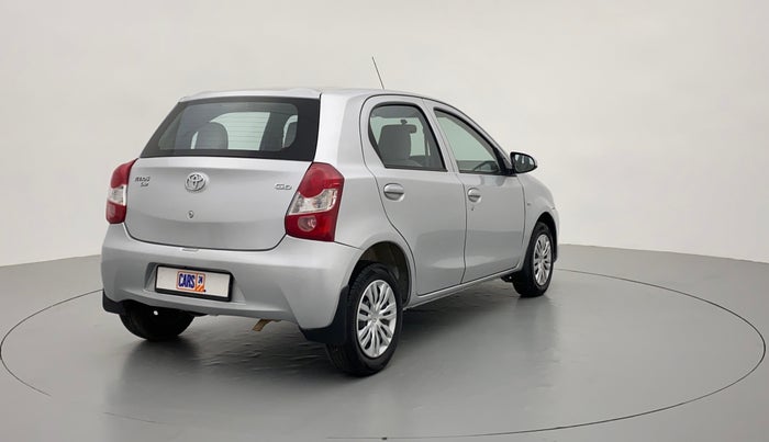 2015 Toyota Etios Liva G, Petrol, Manual, 1,22,598 km, Right Back Diagonal (45- Degree) View