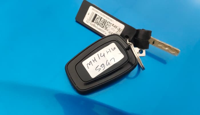 2019 Tata NEXON XZA PLUS DIESEL, Diesel, Automatic, 86,402 km, Key Close Up