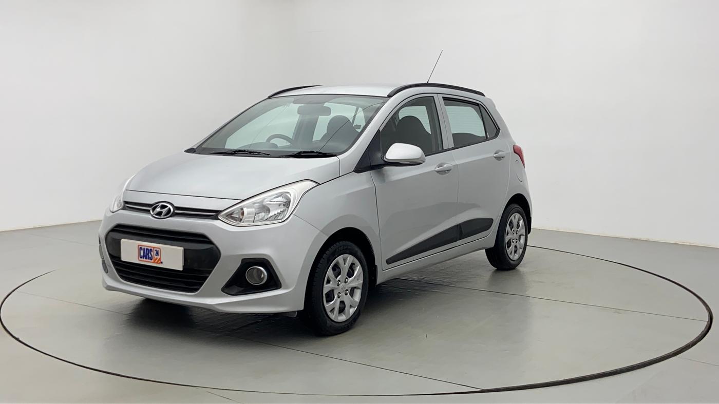 2016 Hyundai Grand i10 SPORTS 1.2 VTVT, Petrol, Manual, 15,715 km, Left Front Diagonal (45- Degree) View