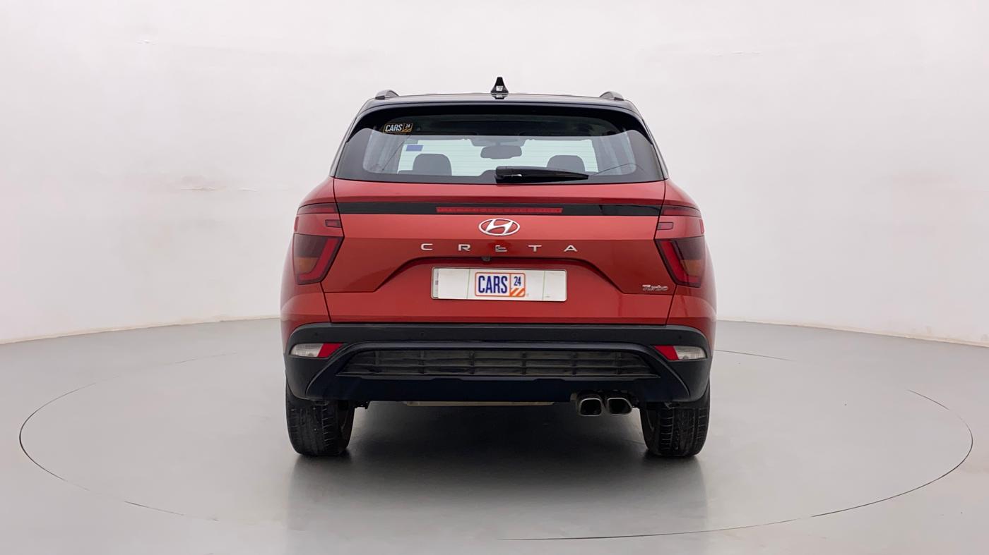 2020 Hyundai Creta SX (O) 1.4 TURBO DCT DUAL TONE, Petrol, Automatic, 30,499 km, Back/Rear
