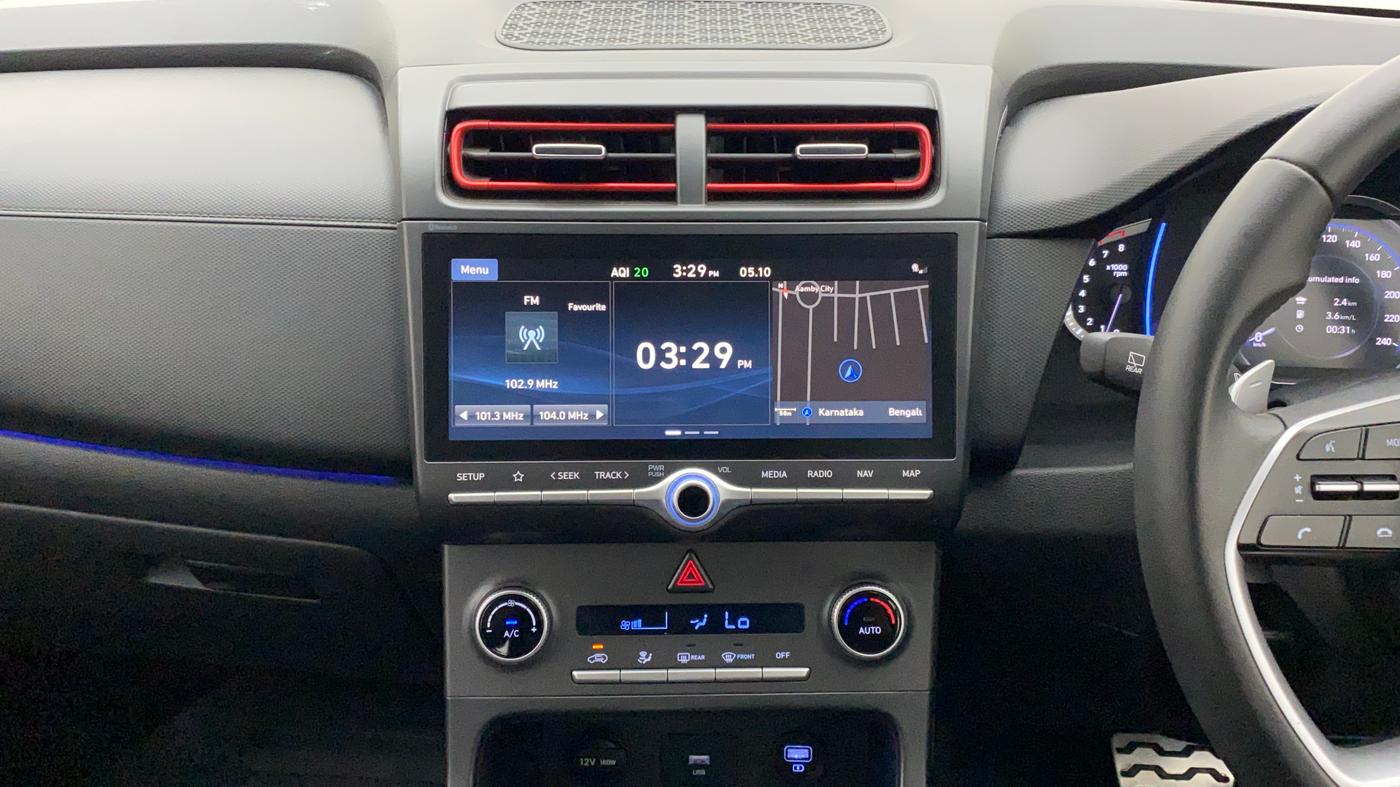 2020 Hyundai Creta SX (O) 1.4 TURBO DCT DUAL TONE, Petrol, Automatic, 30,499 km, Air Conditioner