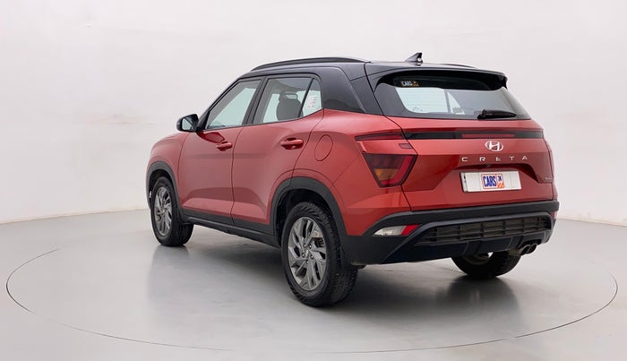 2020 Hyundai Creta SX (O) 1.4 TURBO DCT DUAL TONE, Petrol, Automatic, 30,499 km, Left Back Diagonal
