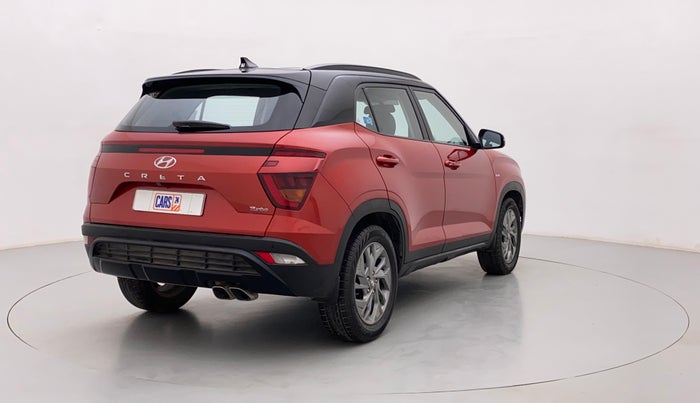2020 Hyundai Creta SX (O) 1.4 TURBO DCT DUAL TONE, Petrol, Automatic, 30,499 km, Right Back Diagonal