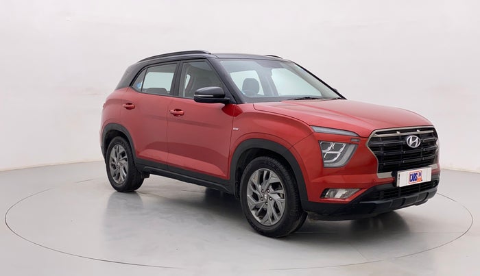 2020 Hyundai Creta SX (O) 1.4 TURBO DCT DUAL TONE, Petrol, Automatic, 30,499 km, Right Front Diagonal