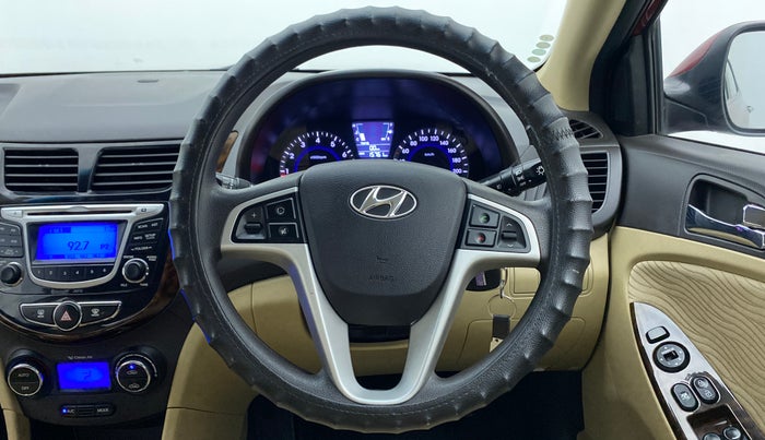 2014 Hyundai Verna FLUIDIC 1.4 VTVT CX, Petrol, Manual, 15,794 km, Steering Wheel Close Up