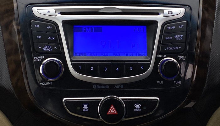 2014 Hyundai Verna FLUIDIC 1.6 SX VTVT OPT, Petrol, Manual, 60,444 km, Infotainment System