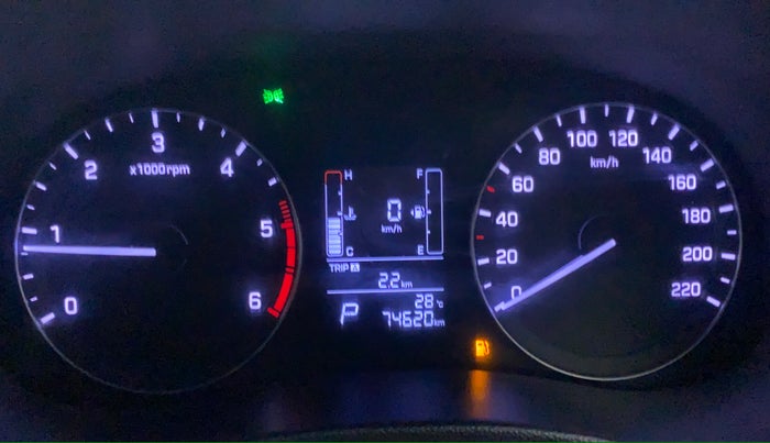 2016 Hyundai Creta SX PLUS AT 1.6 DIESEL, Diesel, Automatic, 74,865 km, Odometer Image