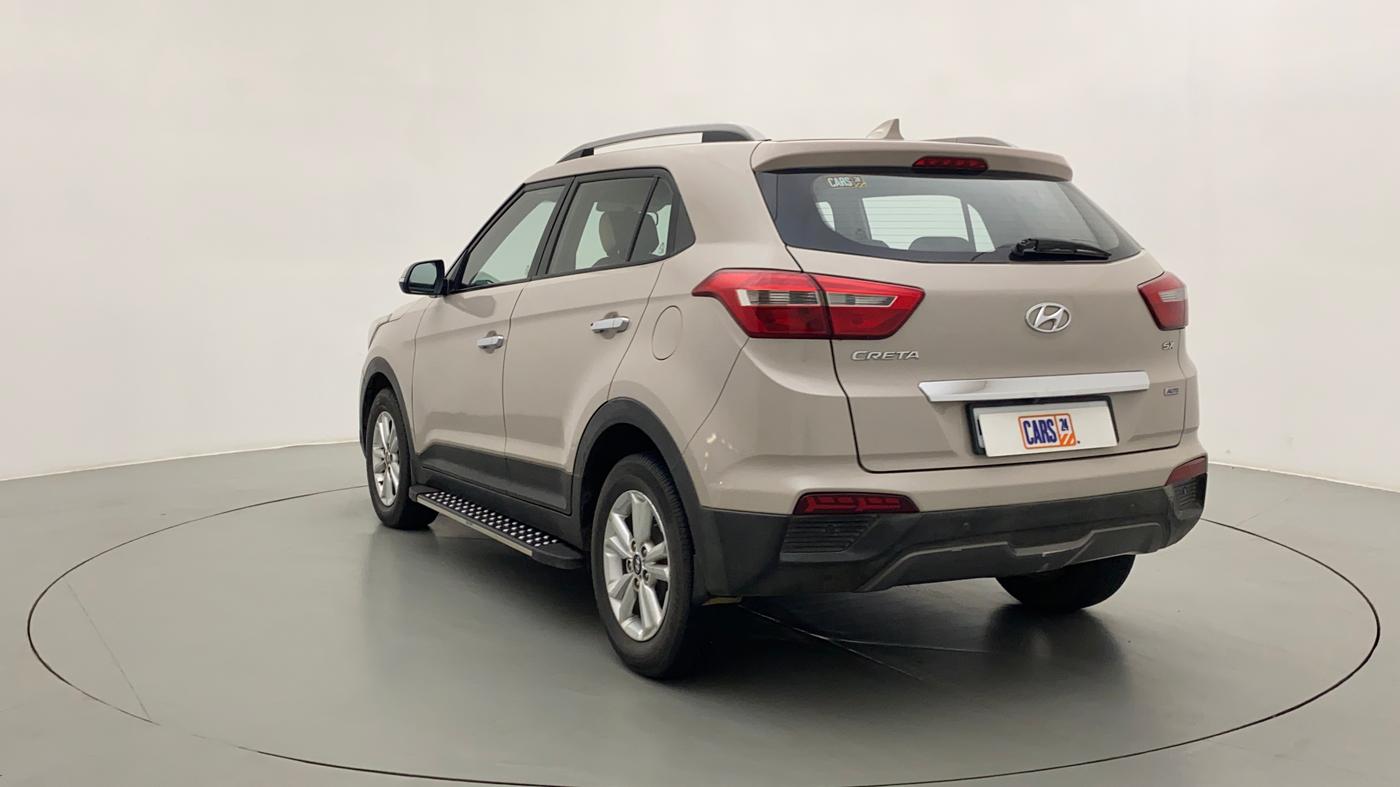 2016 Hyundai Creta SX PLUS AT 1.6 DIESEL, Diesel, Automatic, 74,865 km, Left Back Diagonal