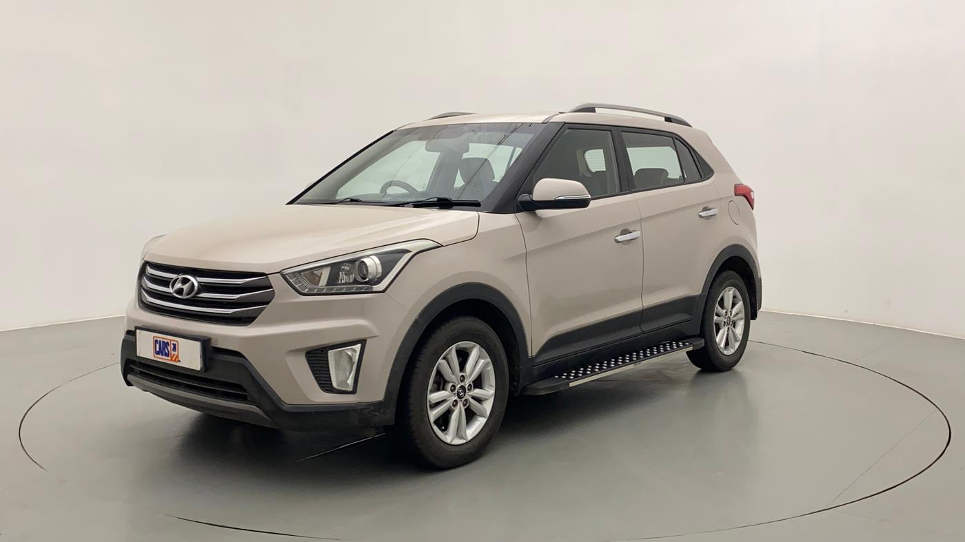 2016 Hyundai Creta SX PLUS AT 1.6 DIESEL, Diesel, Automatic, 74,865 km, Left Front Diagonal