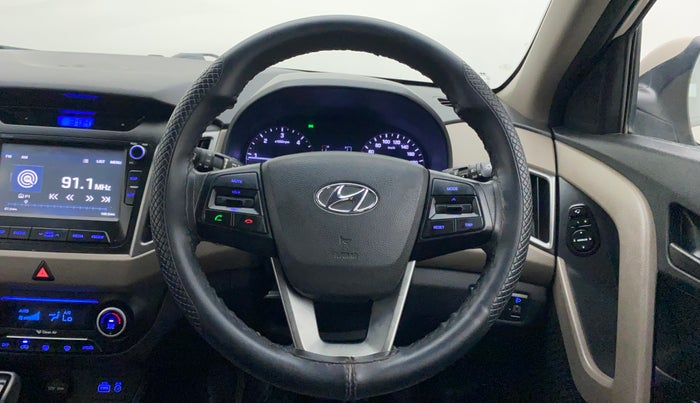 2016 Hyundai Creta SX PLUS AT 1.6 DIESEL, Diesel, Automatic, 74,865 km, Steering Wheel Close Up