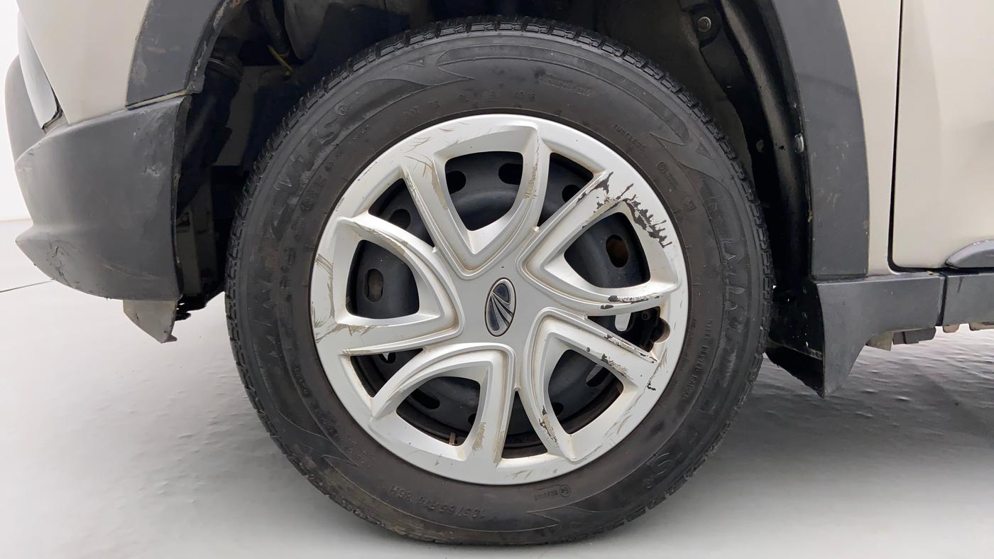 2016 Mahindra Kuv100 K6+ 6 STR, Petrol, Manual, 9,630 km, Left Front Wheel