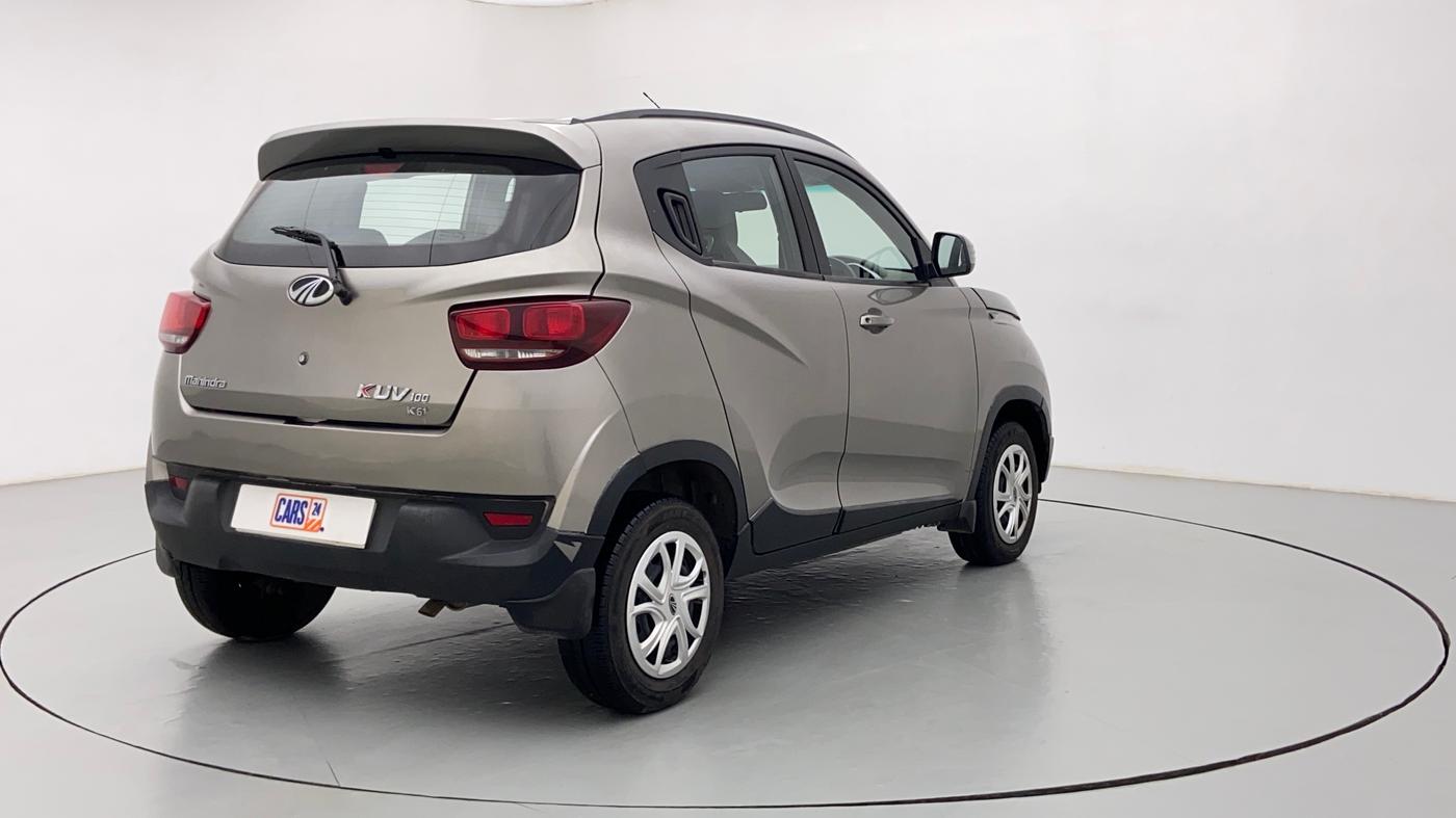2016 Mahindra Kuv100 K6+ 6 STR, Petrol, Manual, 9,630 km, Right Back Diagonal