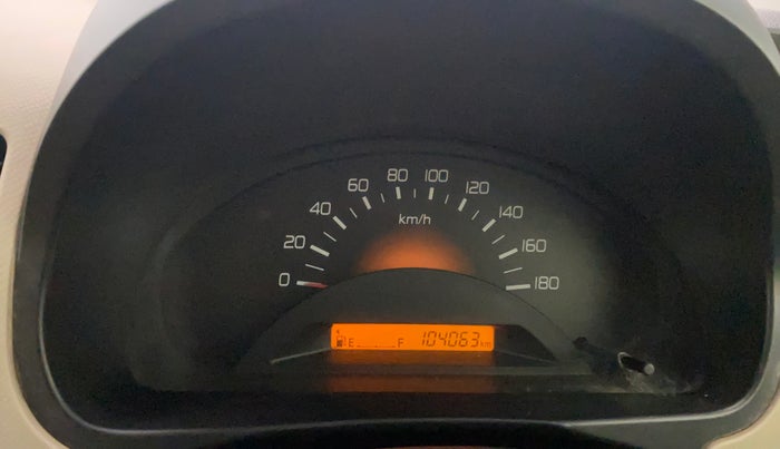 2017 Maruti Wagon R 1.0 LXI CNG, CNG, Manual, 1,04,063 km, Odometer Image