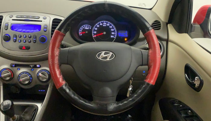 2013 Hyundai i10 SPORTZ 1.2, Petrol, Manual, 37,955 km, Steering Wheel Close Up