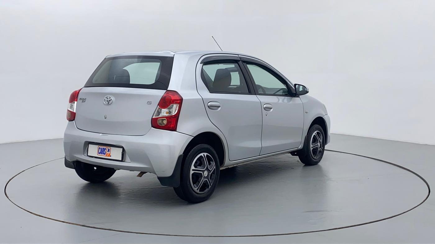 2013 Toyota Etios Liva G, Petrol, Manual, 49,940 km, Right Back Diagonal