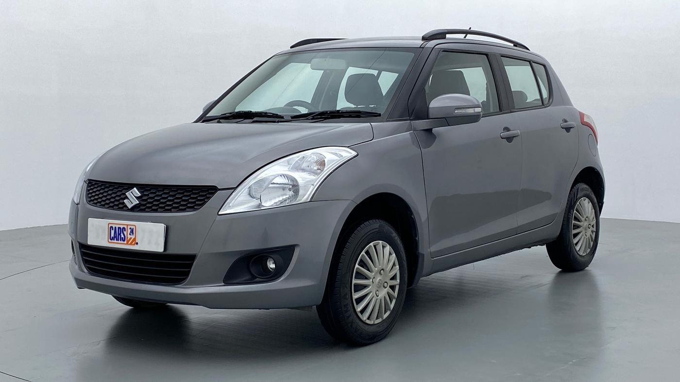 2014 Maruti Swift VXI D, Petrol, Manual, 55,242 km, Left Front Diagonal (45- Degree) View