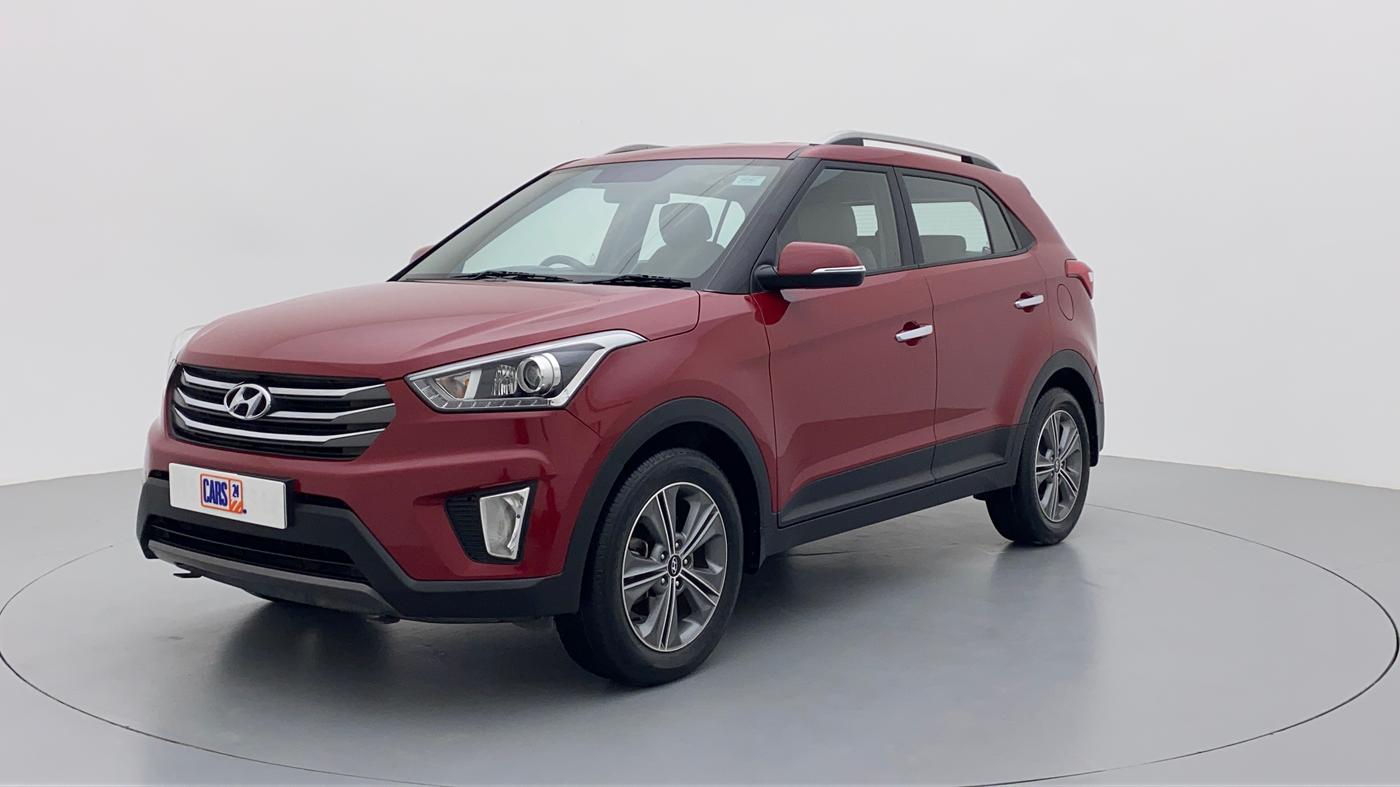 2017 Hyundai Creta 1.6 SX PLUS AUTO PETROL, Petrol, Automatic, 45,570 km, Left Front Diagonal (45- Degree) View