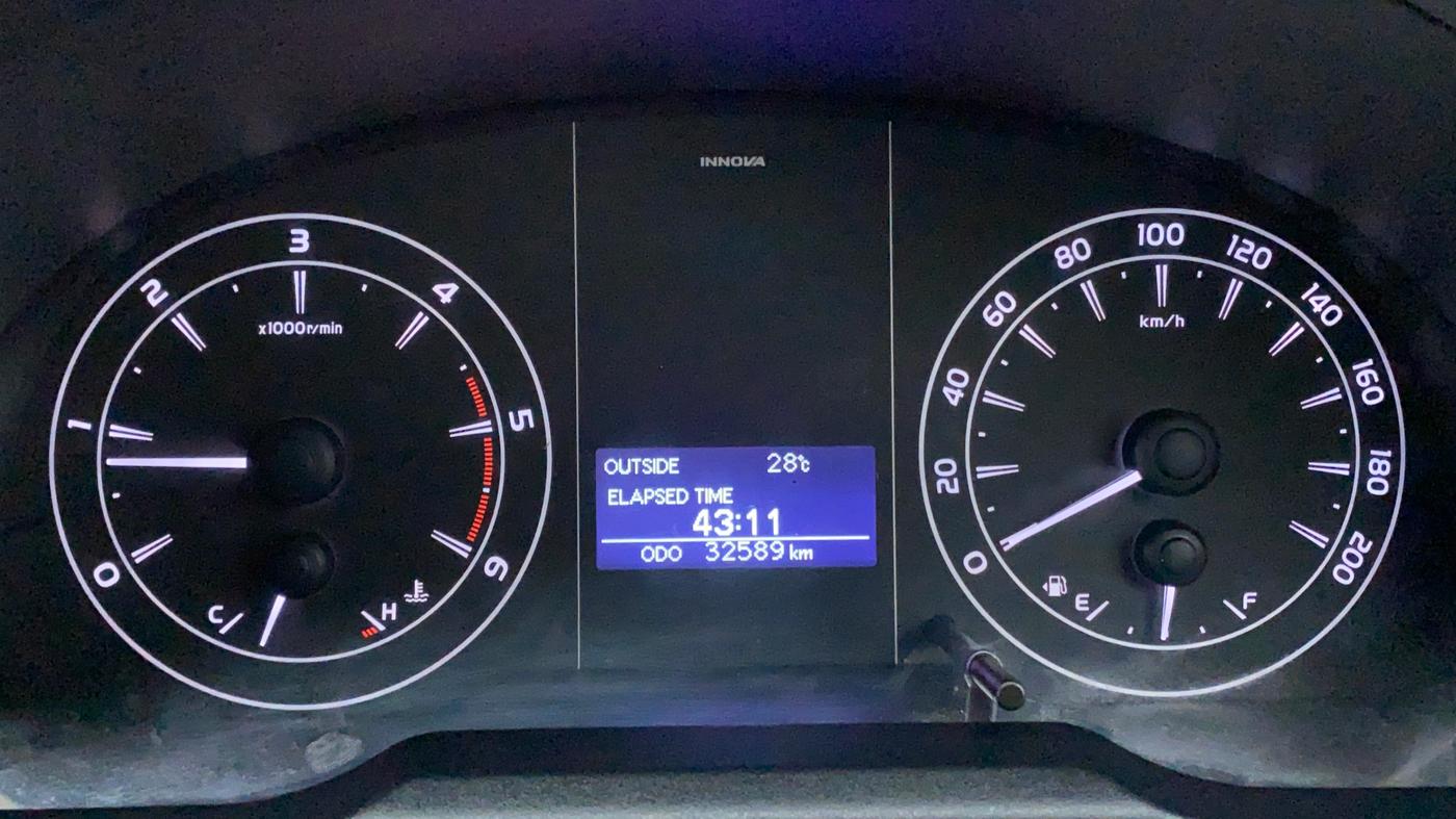 2018 Toyota Innova Crysta 2.4 GX 8 STR, Diesel, Manual, 32,472 km, Odometer View