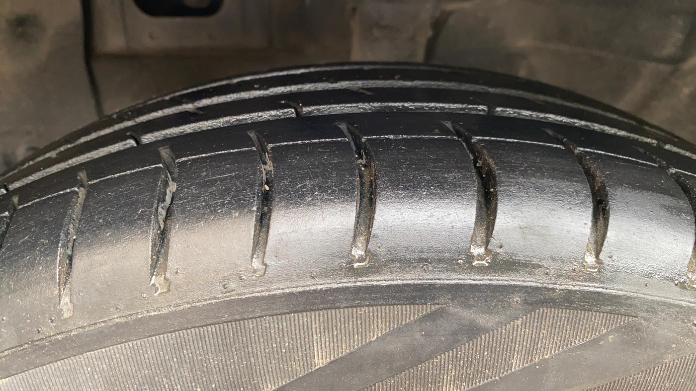 2020 Hyundai NEW SANTRO SPORTZ AMT, Petrol, Automatic, 77,323 km, Left Front Tyre Tread