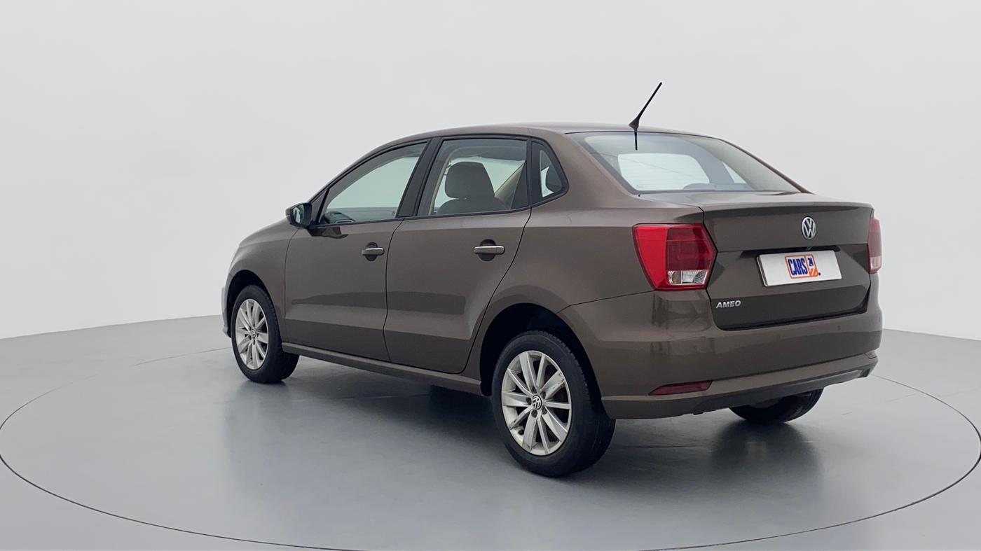 2016 Volkswagen Ameo HIGHLINE 1.2, Petrol, Manual, 15,601 km, Left Back Diagonal (45- Degree) View