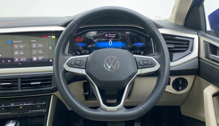 2023 Volkswagen VIRTUS TOPLINE TSI 1.0 AT, Petrol, Automatic, 14,544 km, Steering Wheel Close Up