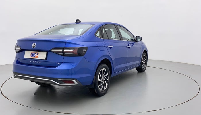 2023 Volkswagen VIRTUS TOPLINE TSI 1.0 AT, Petrol, Automatic, 14,544 km, Right Back Diagonal
