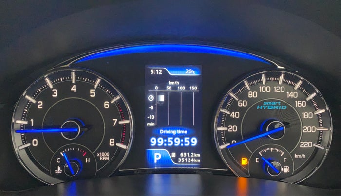 2020 Maruti Ciaz ALPHA 1.5 AT VTVT SHVS, Petrol, Manual, 35,311 km, Odometer View
