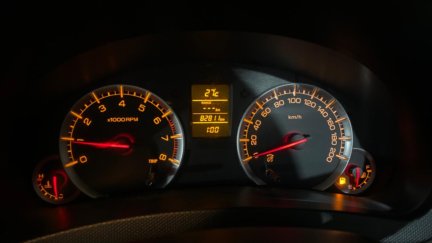 2015 Maruti Swift Dzire ZXI, Petrol, Manual, 82,808 km, Odometer Image