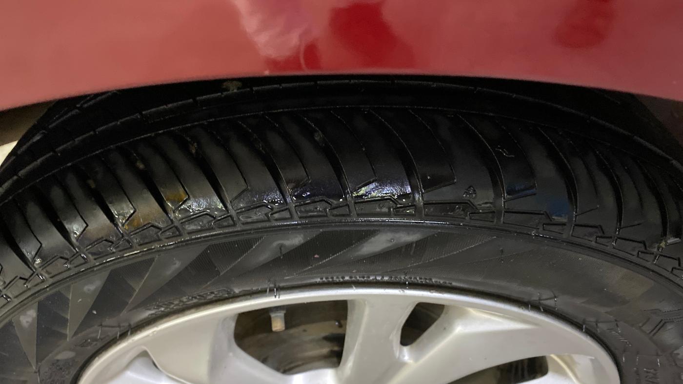 2018 Honda Amaze 1.2L I-VTEC V CVT, Petrol, Automatic, 47,416 km, Right Rear Tyre Tread