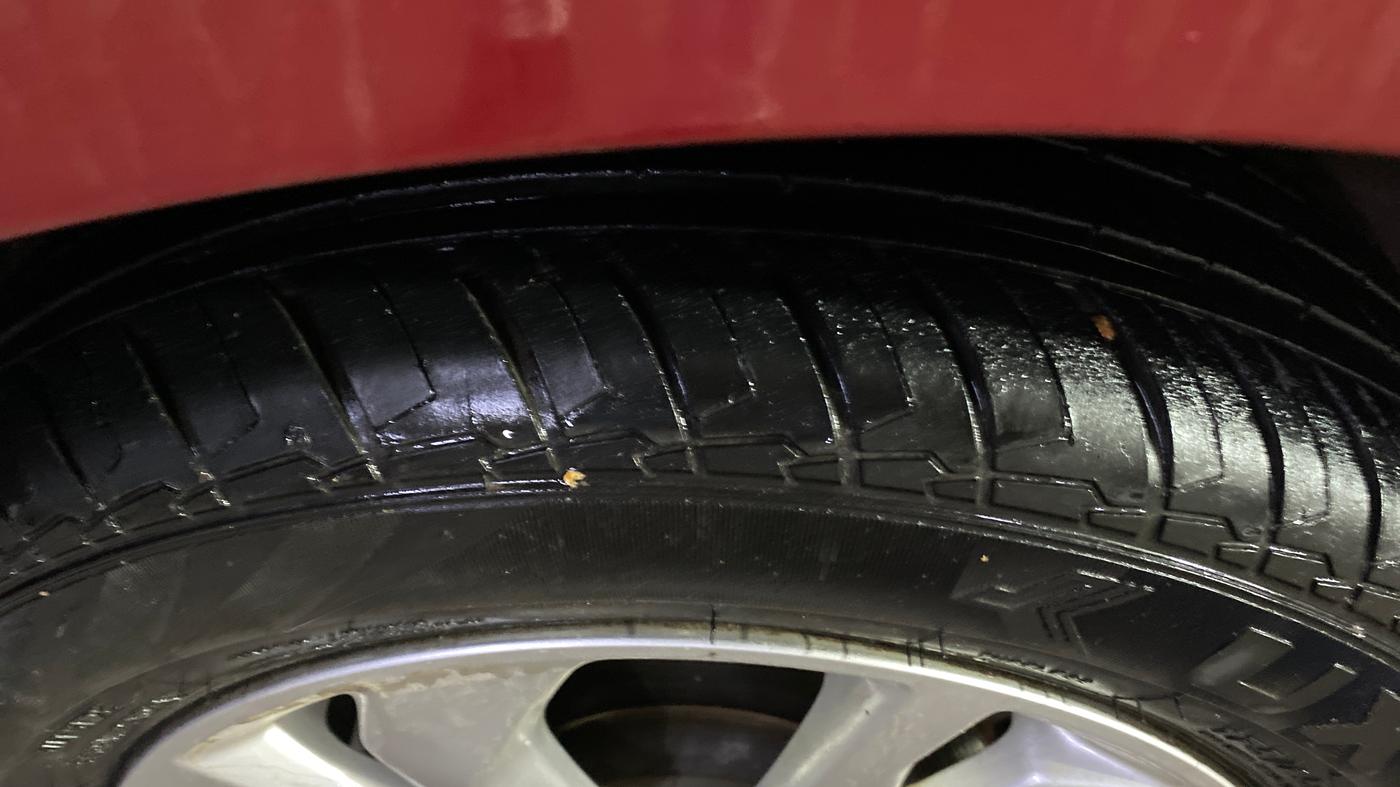 2018 Honda Amaze 1.2L I-VTEC V CVT, Petrol, Automatic, 47,416 km, Left Front Tyre Tread