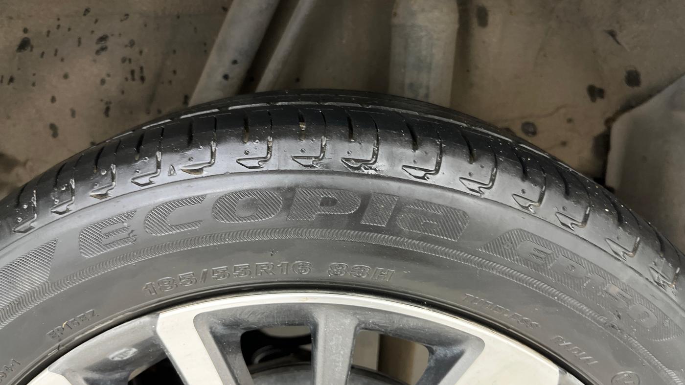 2022 Honda City 1.5L I-VTEC ZX CVT, Petrol, Automatic, 24,562 km, Left Rear Tyre Tread