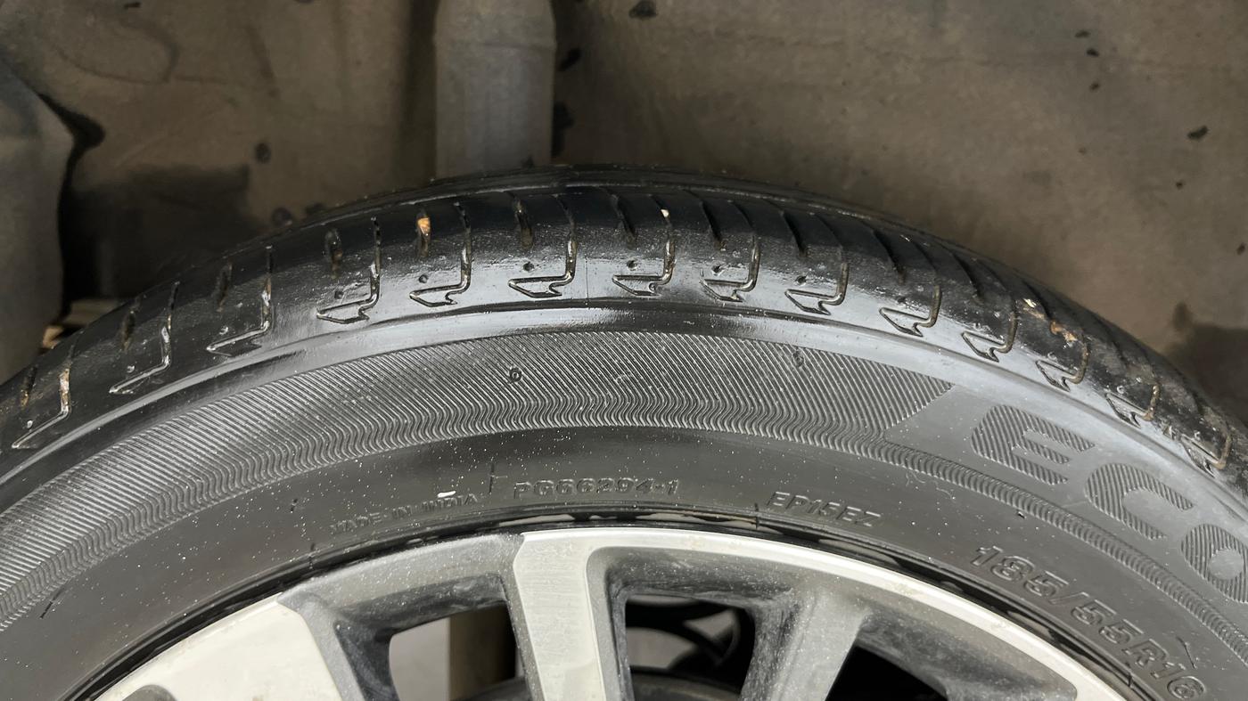 2022 Honda City 1.5L I-VTEC ZX CVT, Petrol, Automatic, 24,562 km, Right Rear Tyre Tread