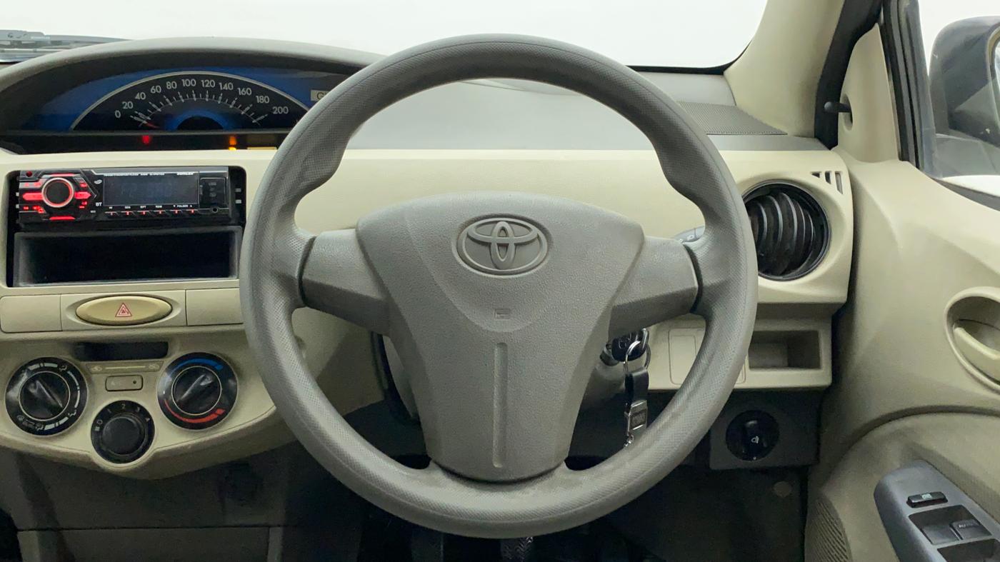 2014 Toyota Etios Liva G, Petrol, Manual, 36,837 km, Steering Wheel Close Up