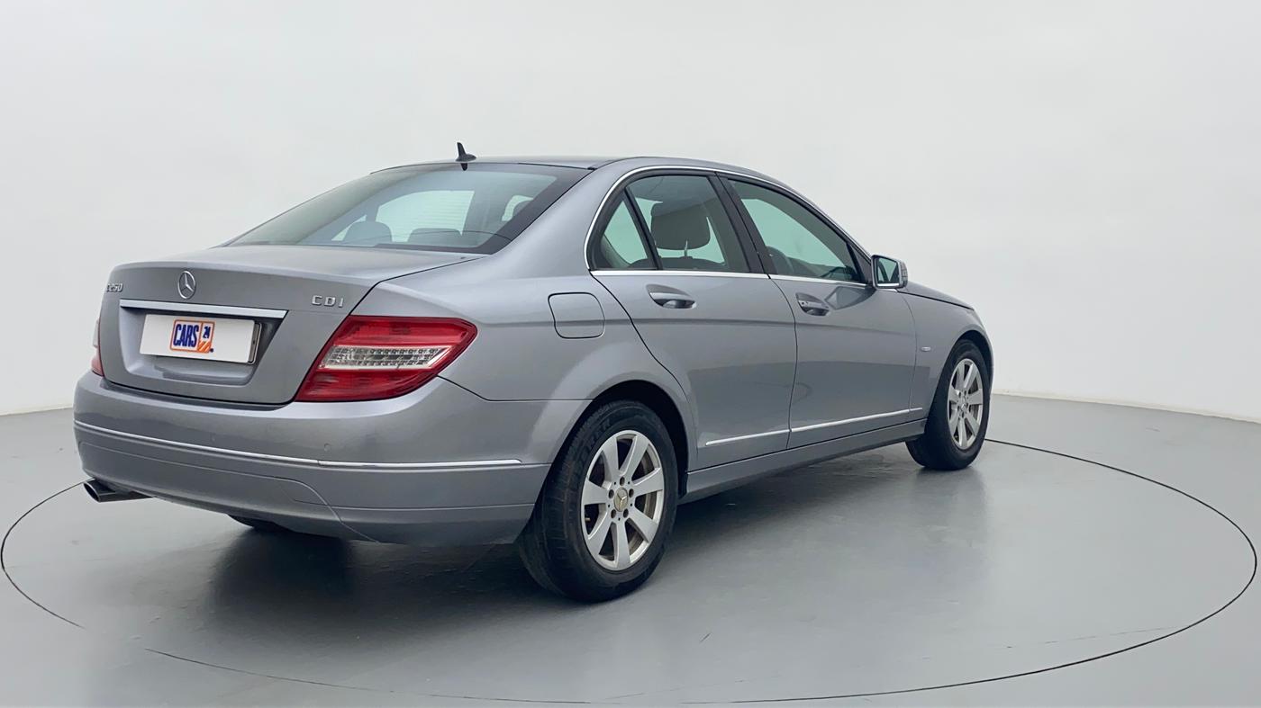 2010 Mercedes Benz C Class 250 CDI CLASSIC, Diesel, Automatic, 1,16,844 km, Right Back Diagonal