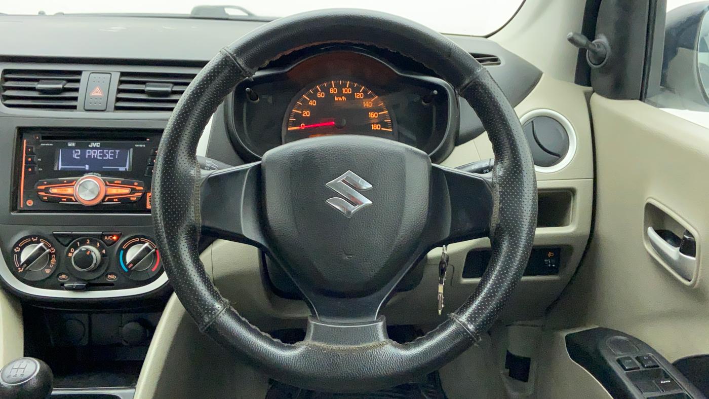 2014 Maruti Celerio VXI d, Petrol, Manual, 44,703 km, Steering Wheel Close Up