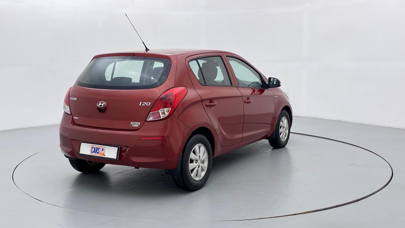 2013 Hyundai i20 SPORTZ 1.4 AT VTVT, Petrol, Automatic, 24,846 km, Right Back Diagonal