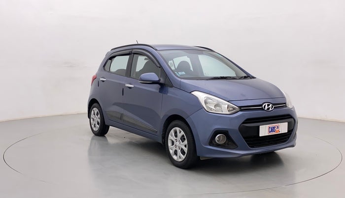 2014 Hyundai Grand i10 SPORTZ 1.2 KAPPA VTVT, Petrol, Manual, 62,437 km, Right Front Diagonal