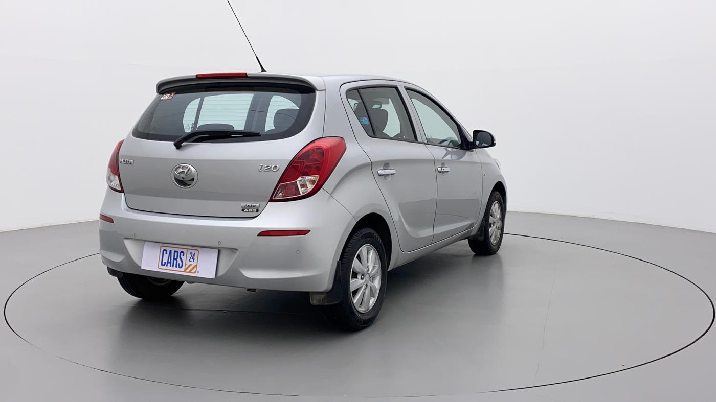 2012 Hyundai i20 ASTA 1.2, Petrol, Manual, 66,771 km, Right Back Diagonal